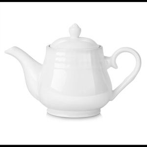 Brand New Porcelain Teapot Classic White